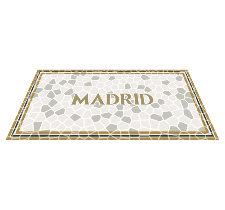 Madrid roma mozaik özel halı - TenStickers