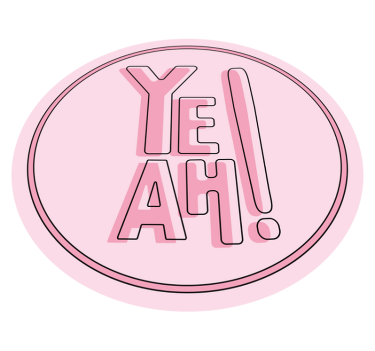 Anlamlı metin motifi cümleleri ile pvc halı - TenStickers