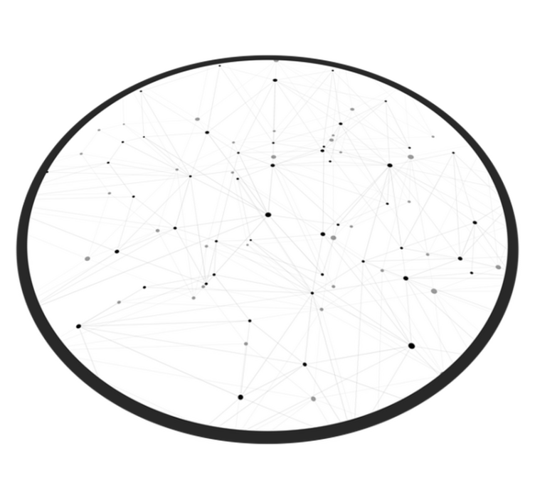 Soyut ağ deseni modern pvc halı - TenStickers