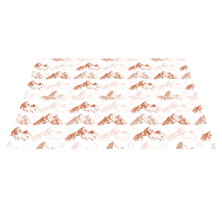 Dağ deseni doğa pvc halı - TenStickers