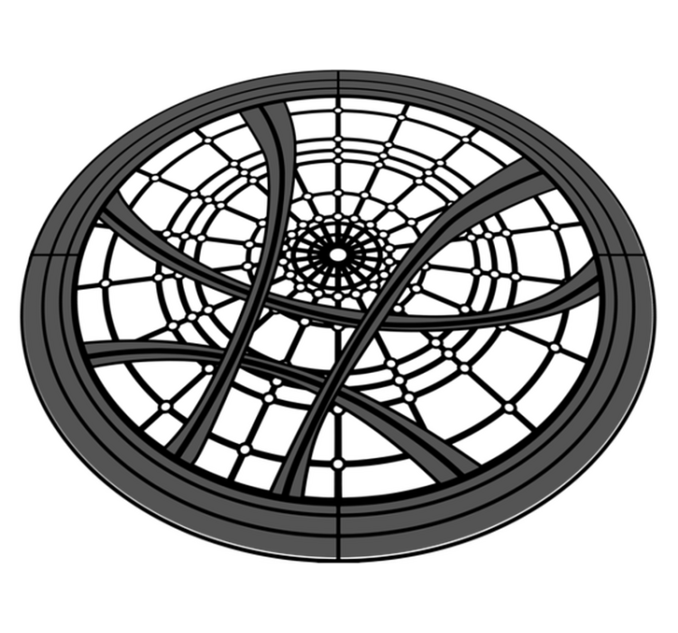 Dr garip pencere genç halı - TenStickers