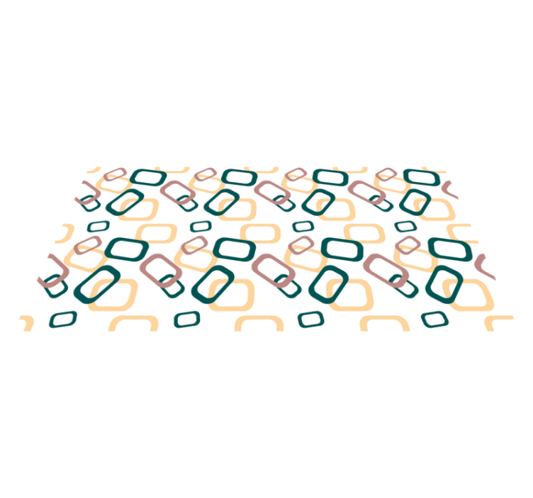 Soyut düzensiz formlar modern halı - TenStickers