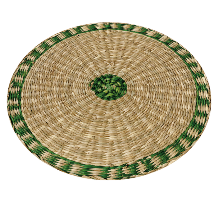 Dokulu yuvarlak doku doku efektli pvc halı - TenStickers