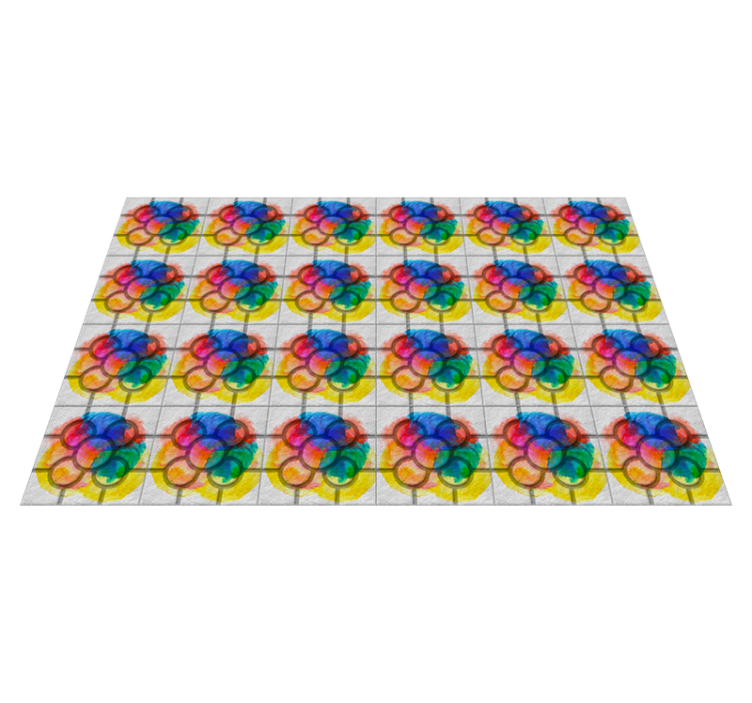 Bilbao sokaklarındaki renkli Çinileri Türkçeye çevirin vintage pv - TenStickers