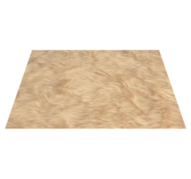 Yün efektli tasarım yemek odasi pvc halı - TenStickers