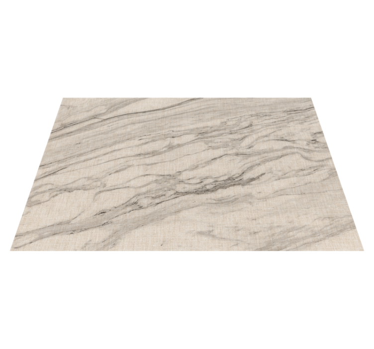 Siyah detaylara sahip fildişi tonları Mermer vinil halı - TenStickers