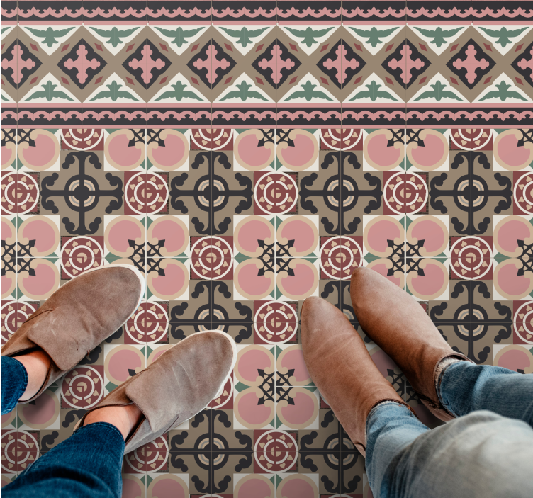 Toledo fayans karo vinil halı - TenStickers