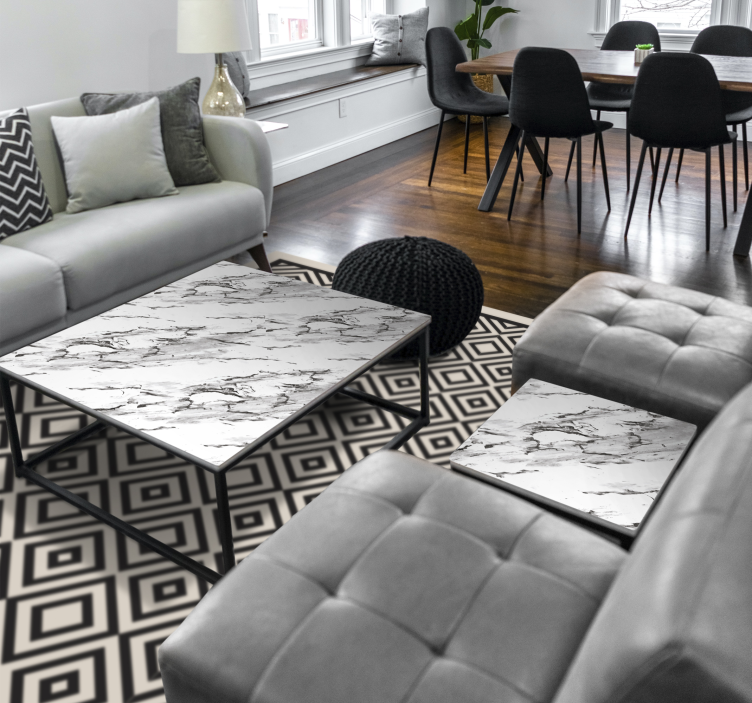 Mozaik alan kilim mozaik yer karoları - TenStickers