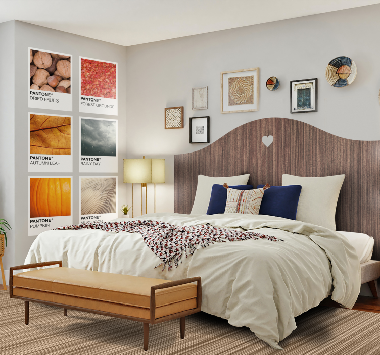 Doğal elyaf taklit doku halı - TenStickers