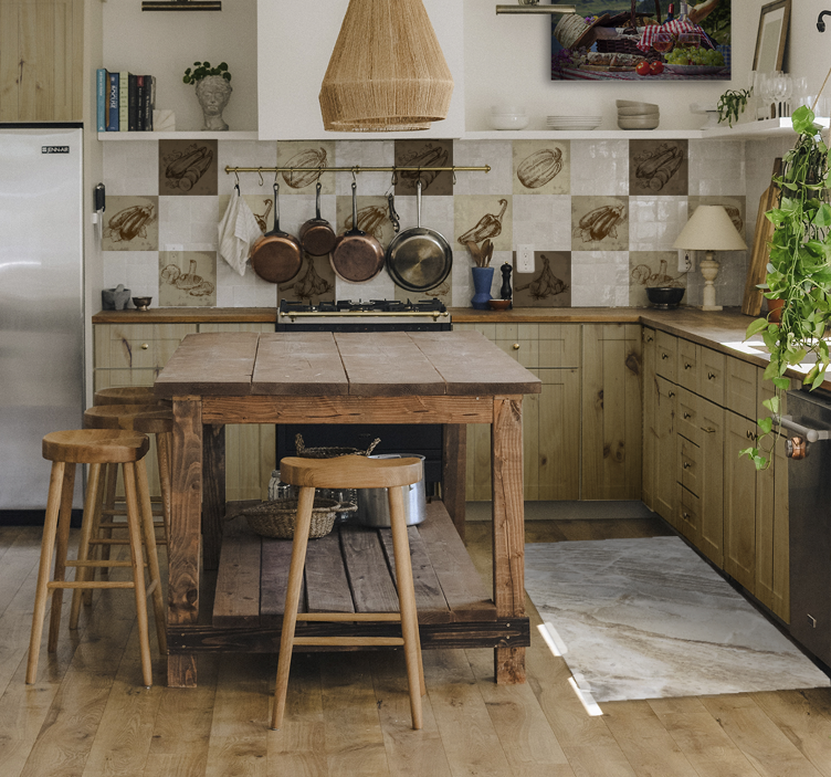 Zarif bir bitiş Mermer vinil halı - TenStickers