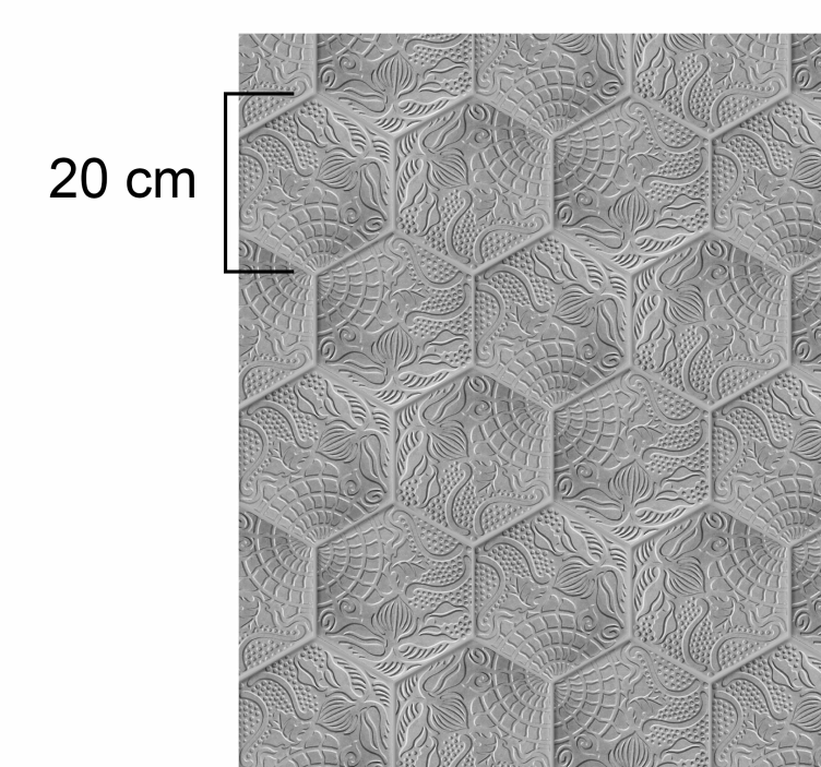 Gaudi'nin lekeli fayanslarıGaudi'nin Lekeli Fayansları oturma oda - TenStickers