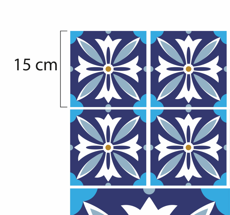 Mosaïque helena runner mozaik yer karoları - TenStickers