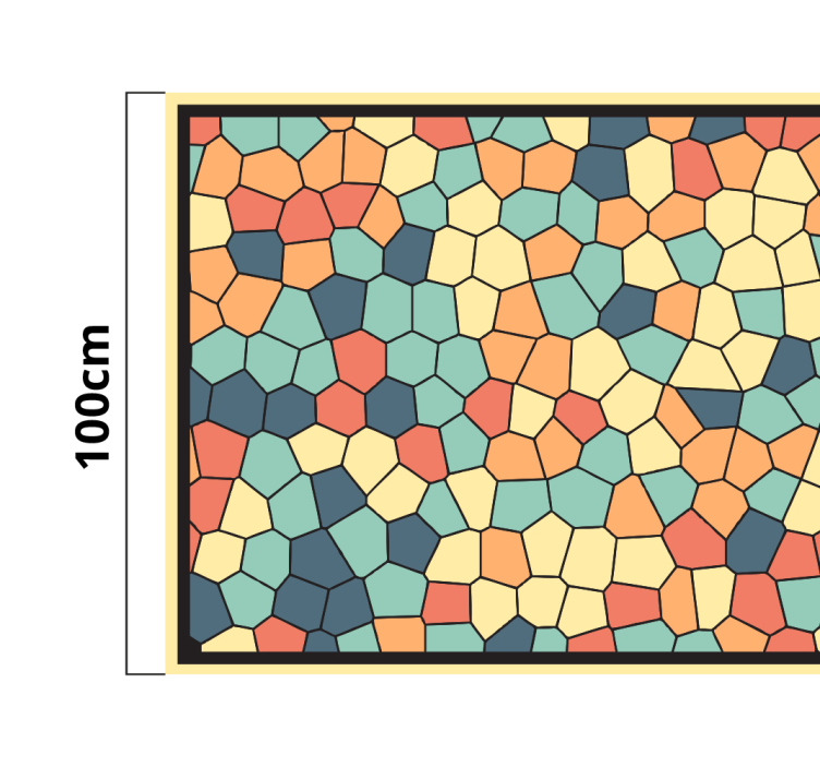 Renkli mozaik çini halı - TenStickers