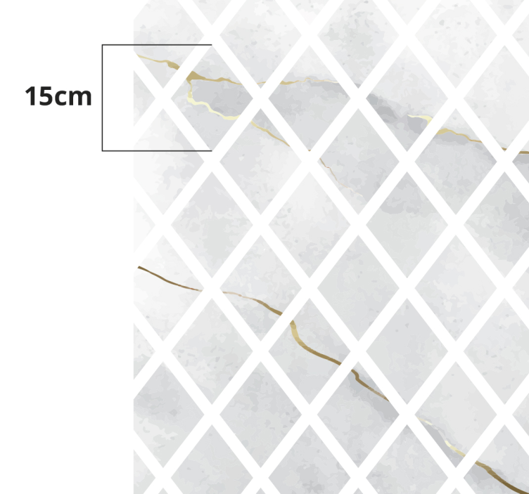 Elmas ve beija taş yer karoları - TenStickers