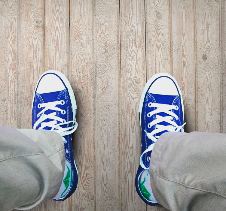 Ahşap etkisi pvc halı açık kahverengi tahtalar - TenStickers