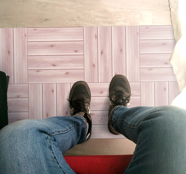 Ahşap tahıl desen ahşap döşeme - TenStickers