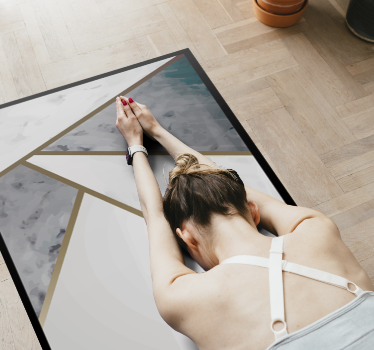 Avrupa mermer desen doku halı - TenStickers