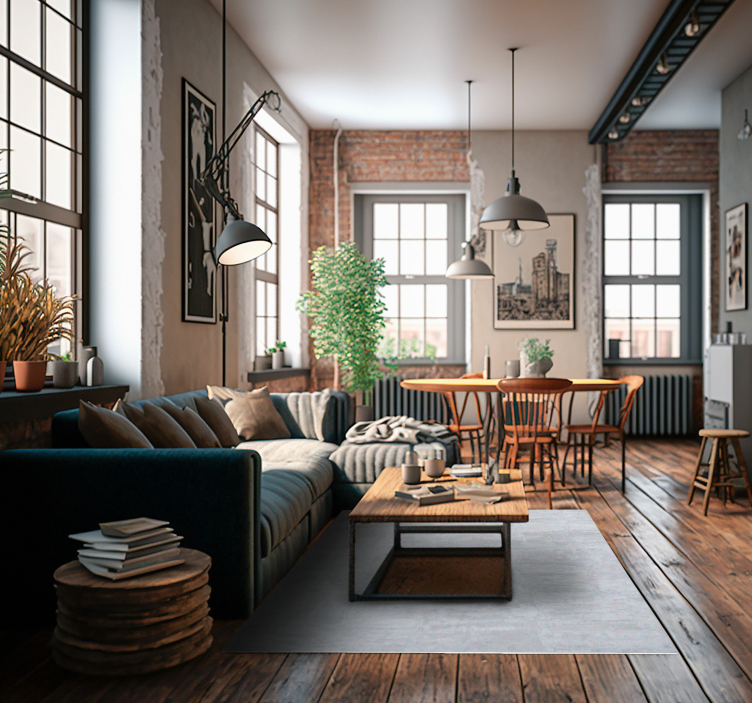 çimento doku taş vinil halı - TenStickers