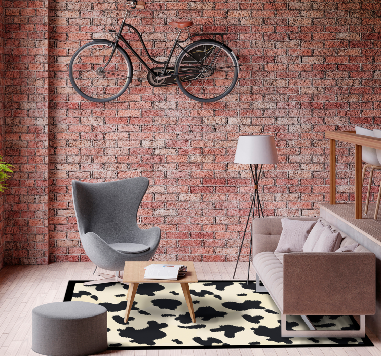 Dalmaçyalı desen hayvan baskı vinil halı - TenStickers