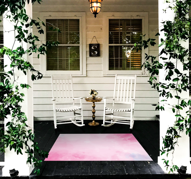 Degrade suluboya doku pvc halı - TenStickers