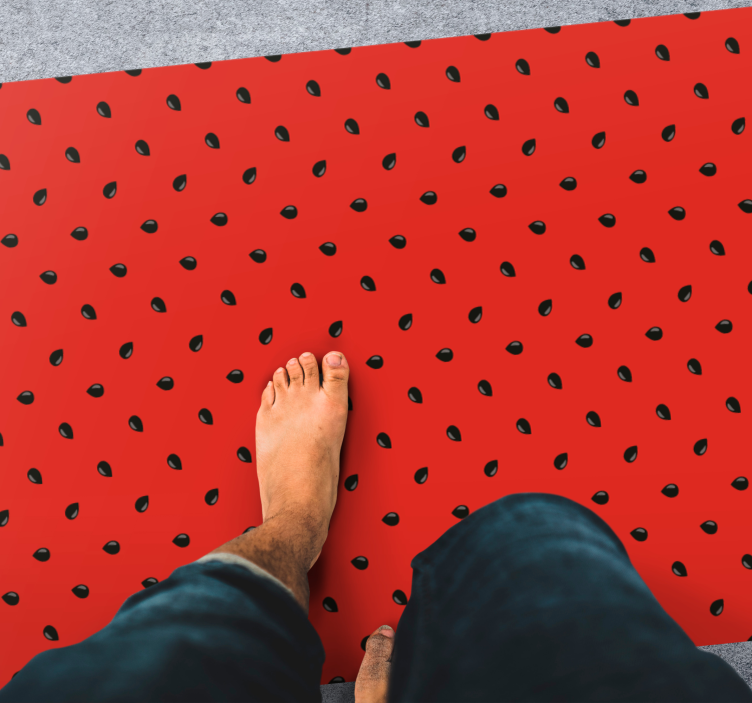 Dikişsiz desen karpuz modern halı - TenStickers