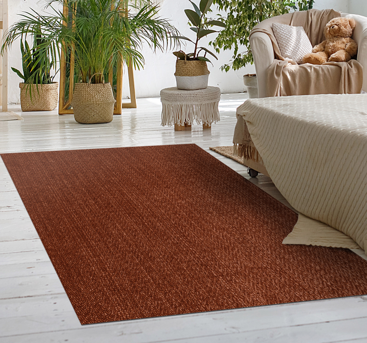 Doğal elyaf vinil yatak odası halı - TenStickers