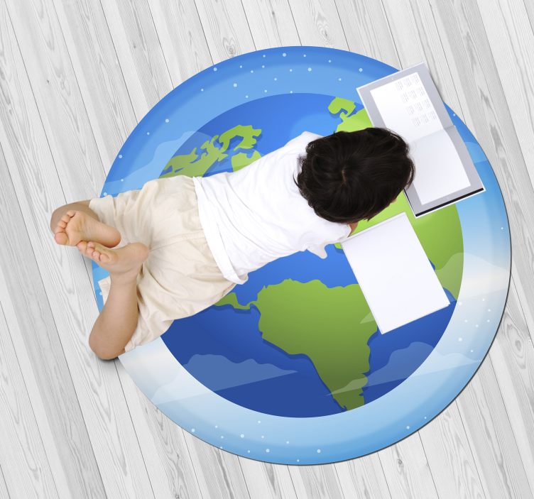 Dünyanın şaşırtıcı dairesel vinil halı - TenStickers