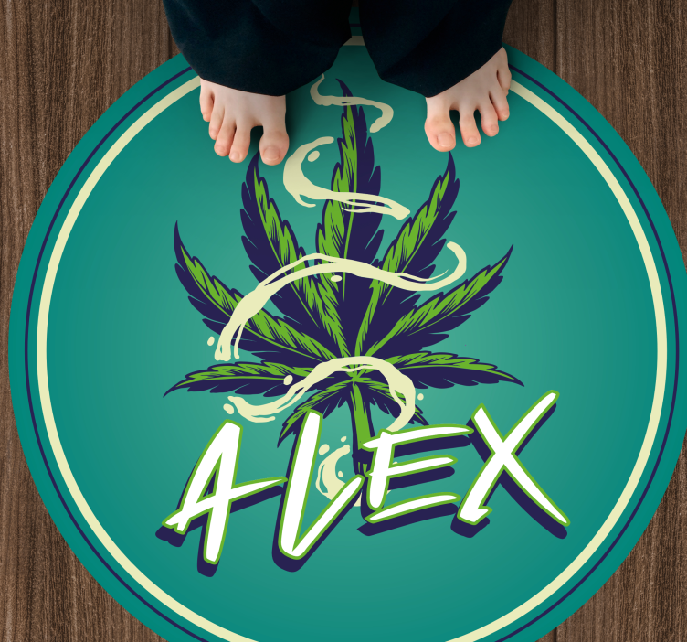 Esrar illüstrasyon grafiti kişiselleştirilmiş mat - TenStickers