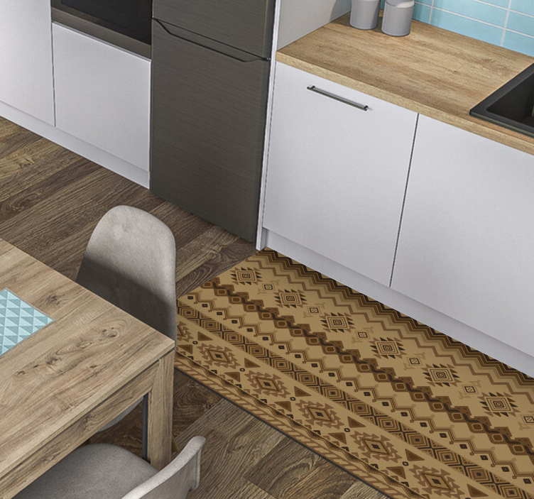 Etnik kilim tasarım vinil kilim - TenStickers