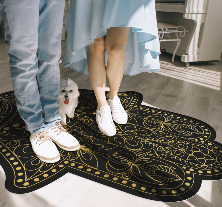 Fatma el mandala vinil halı - TenStickers