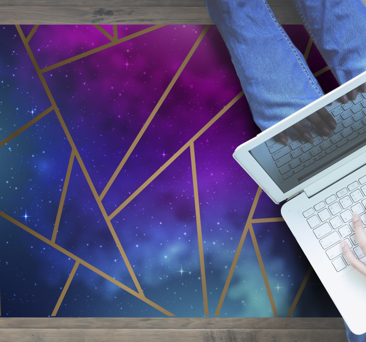 Galaksi üçgen fayans karo halı - TenStickers