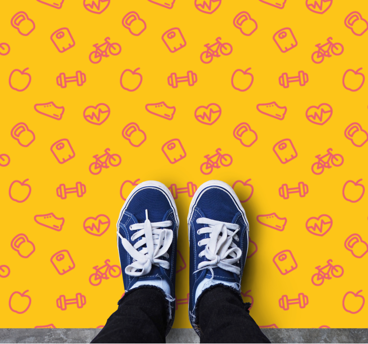 Gençlik şakacılığı çocukta pvc halı - TenStickers