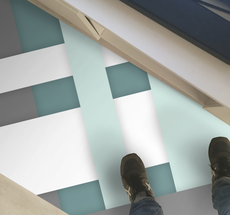 Geometrik 3d figürler eski halı - TenStickers