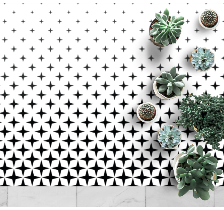 Göksel element oturma odası pvc halı - TenStickers