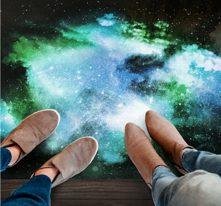 Göksel keşif yıldızlar pvc halı - TenStickers