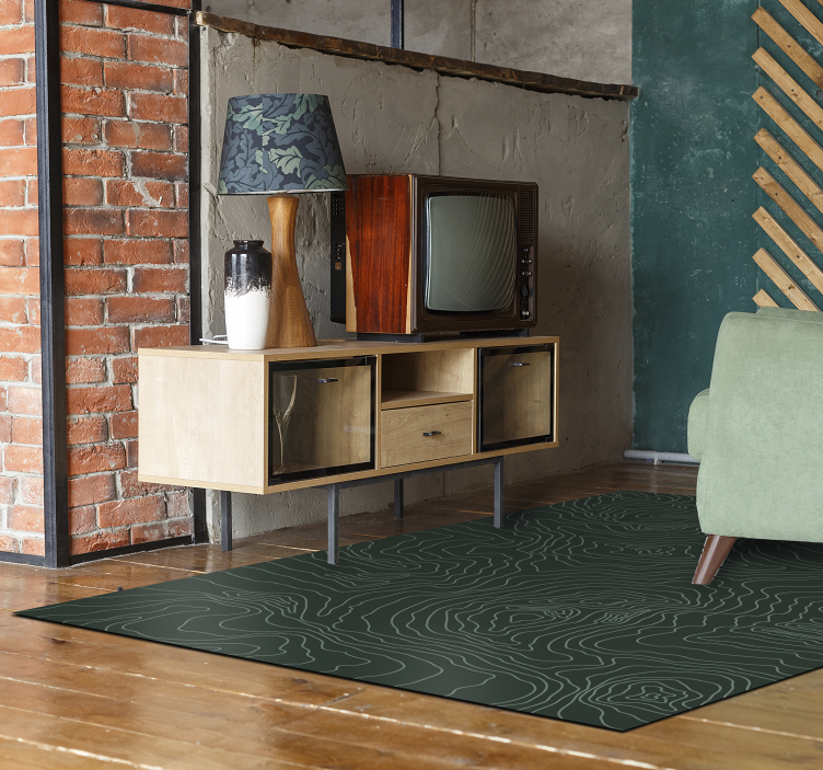 Halı pvc topografik harita dünya haritası - TenStickers