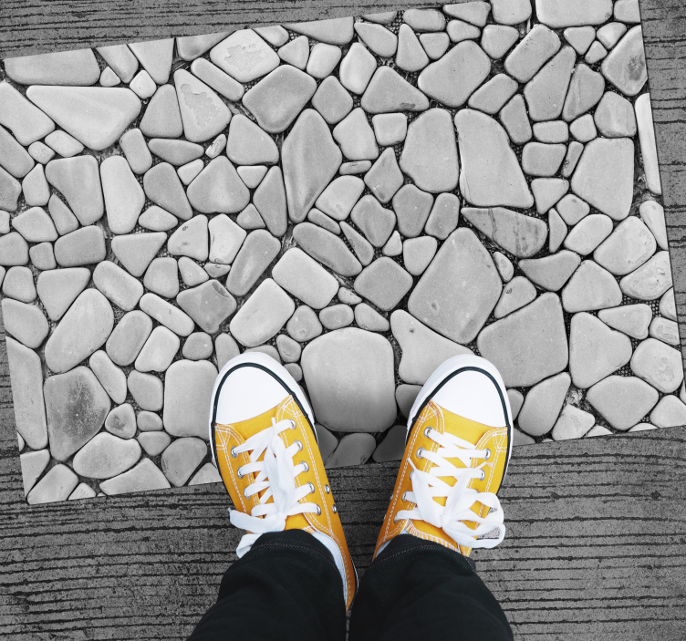 Kesintisiz taş doku taş yer karoları - TenStickers