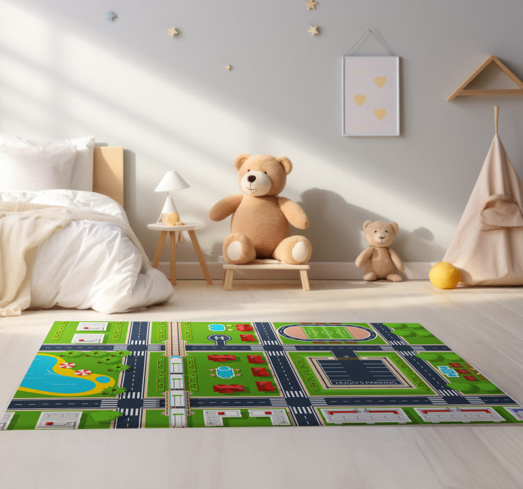 Muhteşem kişiselleştirilebilir park vinil halı - TenStickers