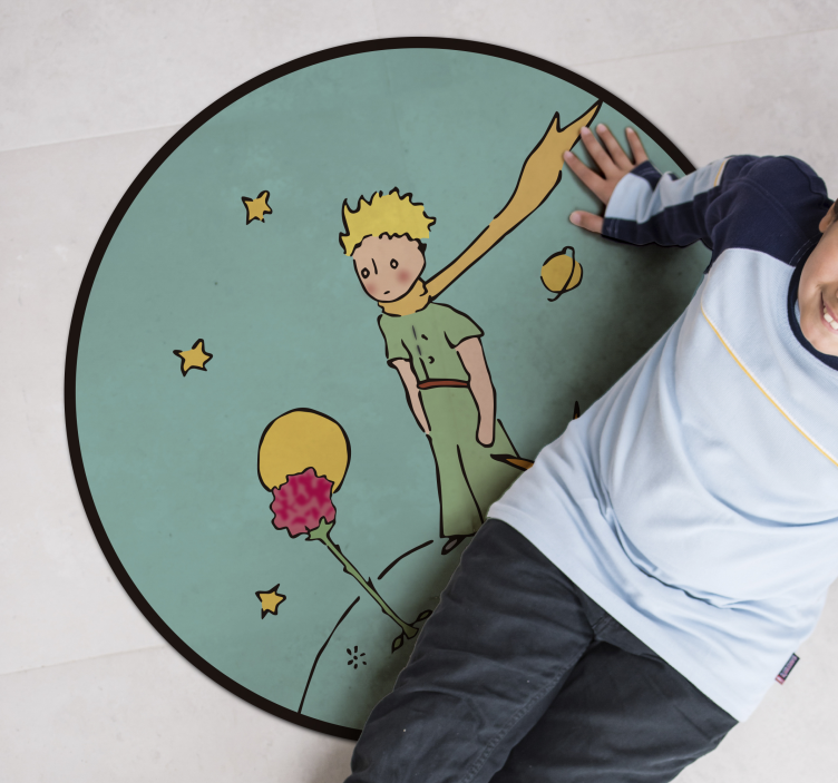 Kişiselleştirilmiş paspas ile küçük prens - TenStickers