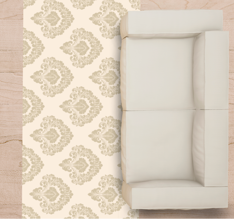 Klasik süslü desen modern pvc halı - TenStickers