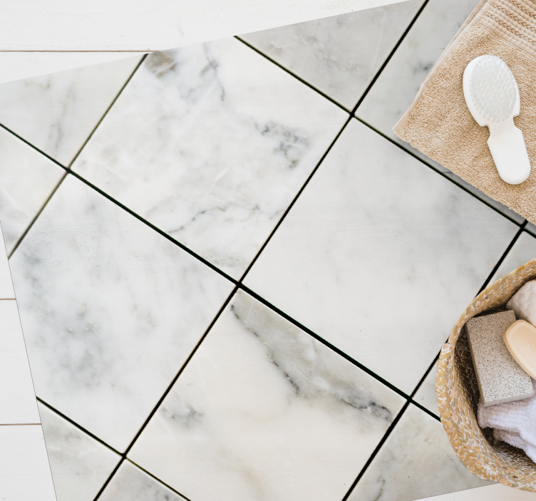 Mermer doku karoları modern halı - TenStickers