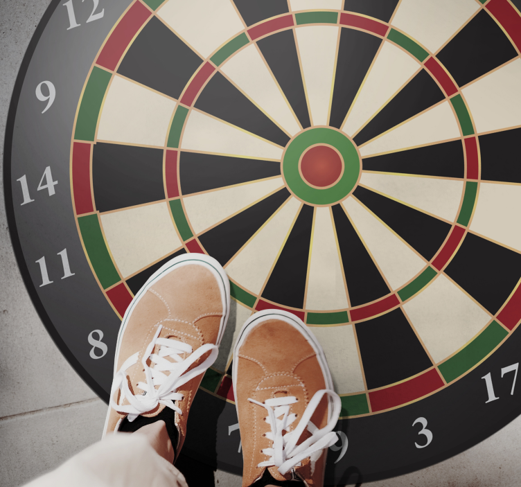 Modern dart tahtası oyun matı - TenStickers