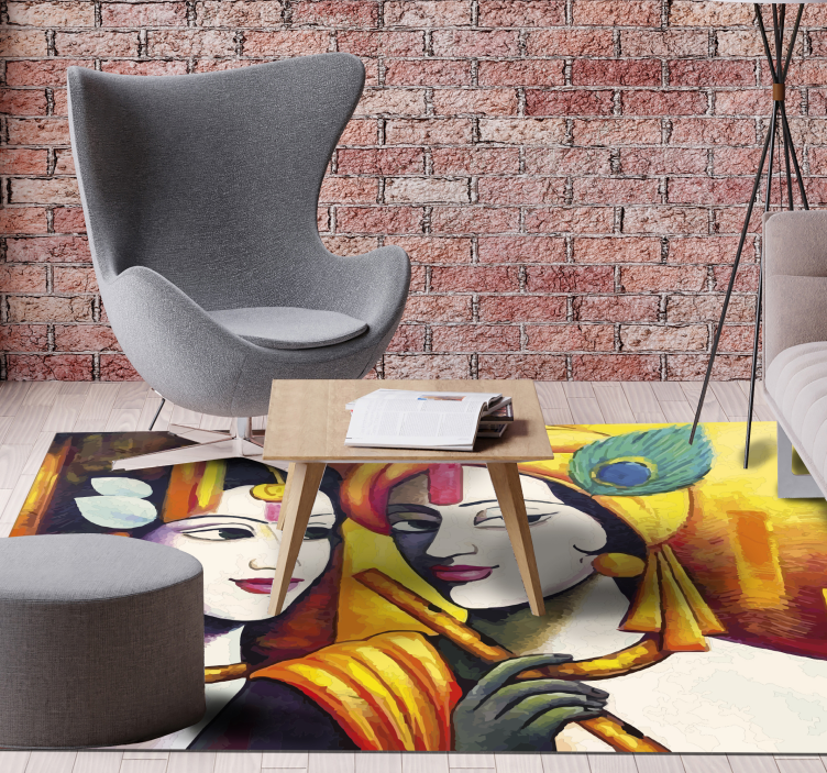 Modern sanat insanlar modern halı - TenStickers