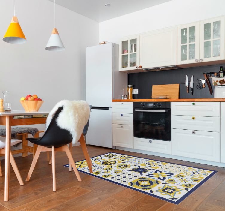 Mozaik çini topluluğu fayans efekti pvc halı - TenStickers