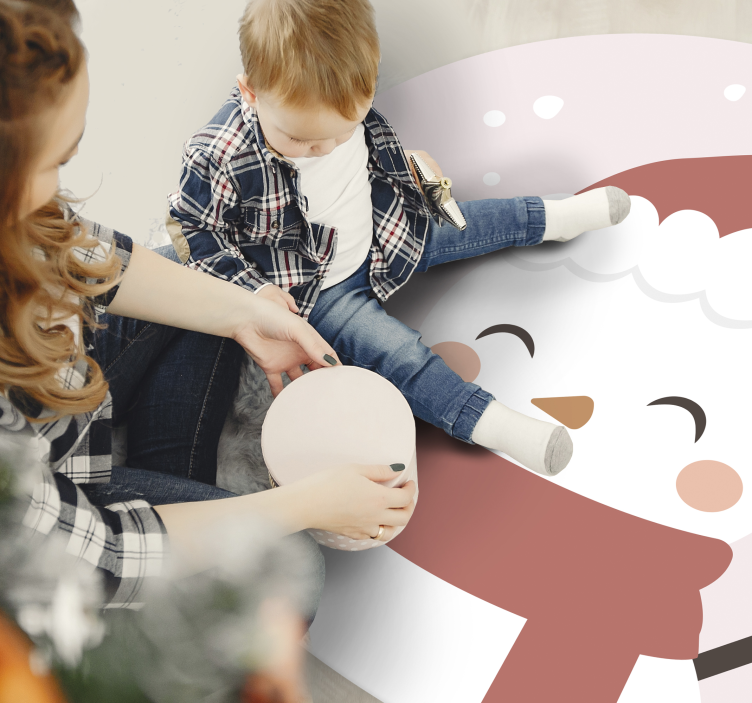 Noel kompozisyonu noel ağacı mat - TenStickers