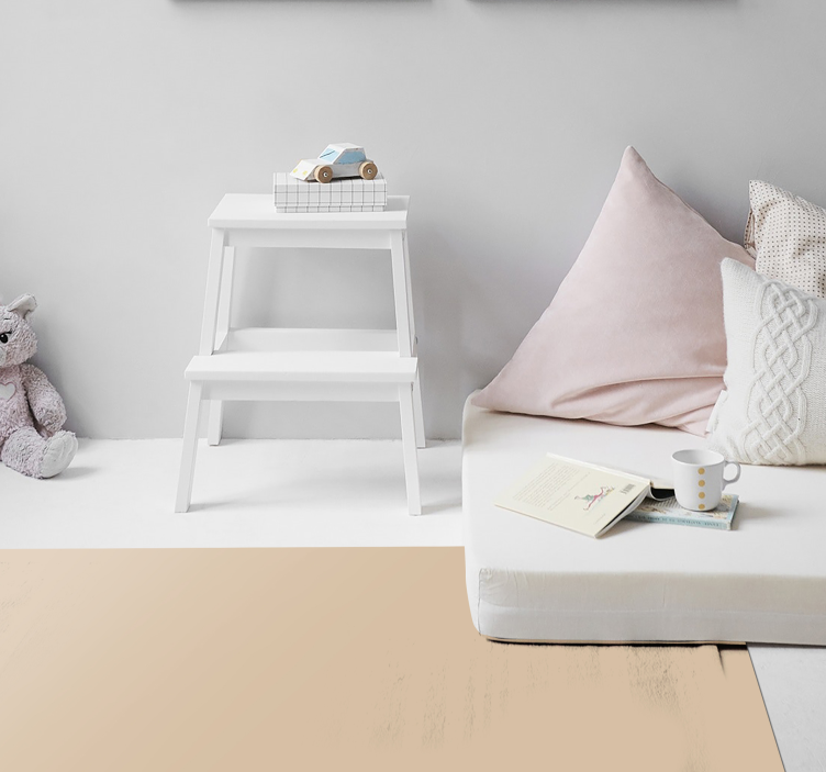 Nötr bej yüzey bej pvc halı - TenStickers