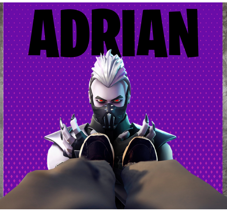 özelleştirilebilir oyun adı gençler pvc halı - TenStickers