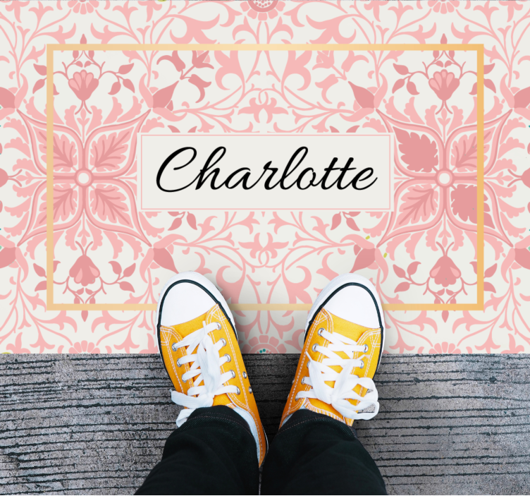 özel botanik düzenleme yatak odası pvc halı - TenStickers