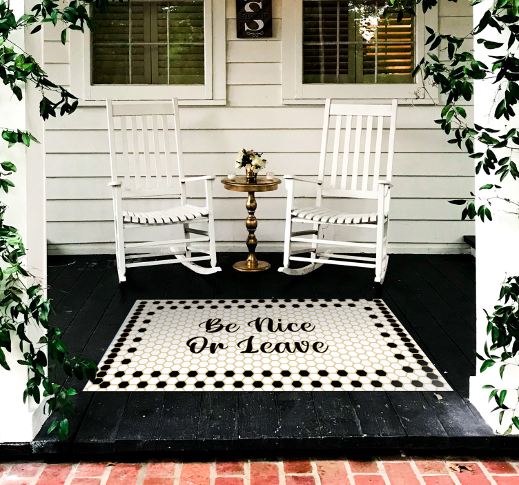 özelleştirilmiş metin güzel özel halı - TenStickers