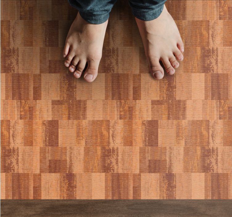 Parke yanılsaması ahşap etkisi pvc halı - TenStickers